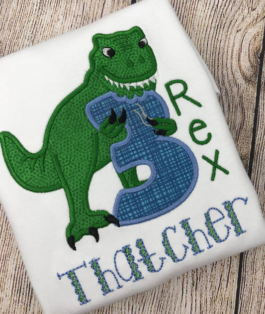 Boys Dinosaur Birthday, Boys Birthday, Boys Dinosaur Shirt, Boys Personalized Shirt, 5th Birthday, Fifth Birthday, Dinosaur theme birthday