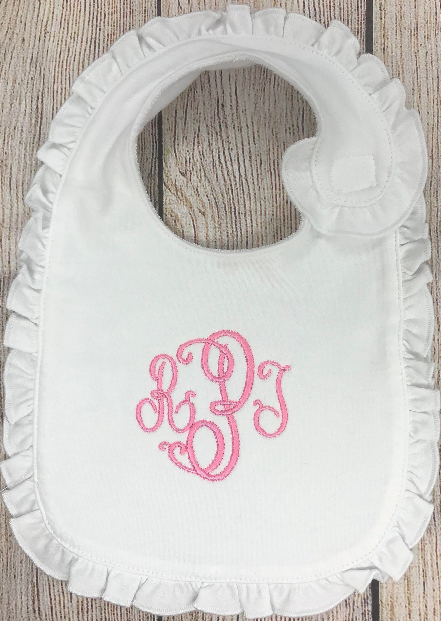 Girls Baby Bib, Girls Monogram Baby Bib, Coming Home Gift, Sibling Gift, Baby Gift , Personalized Bib, Monogram Bib